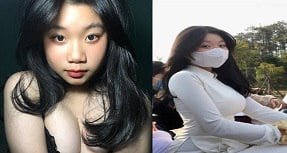 3 garotas rosa femininas lambendo -se com professores muito felizes