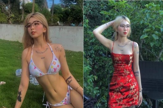 Linda buceta está tentando estar perto um do outro com o irmão mais novo próximo