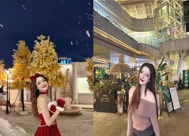 Phuong uyen sexting com o namorado está extremamente feliz
